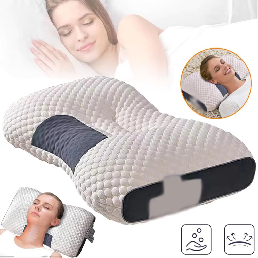 Home Spa Wellness - وسادة تدليك للرقبة قابلة للغسل وغير