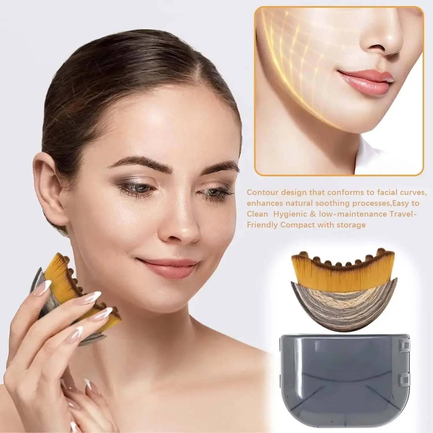 فرشاة تدليك محمولة لنحت الوجه  - مراجعة Home Spa Wellness وسعره