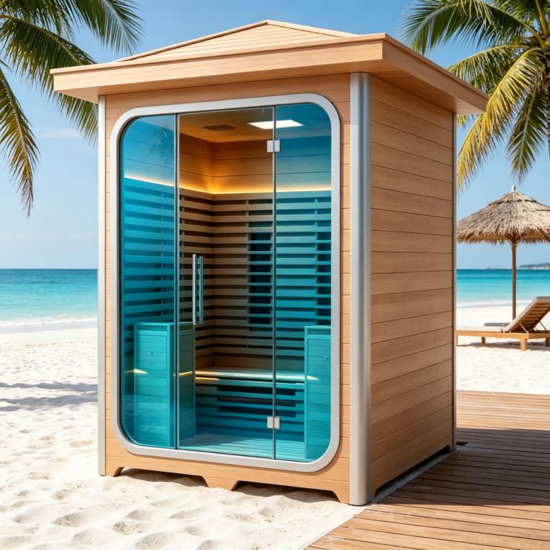 غرفة ساونا منزلية فاخرة مخصصة  - مراجعة Home Spa Wellness وسعره