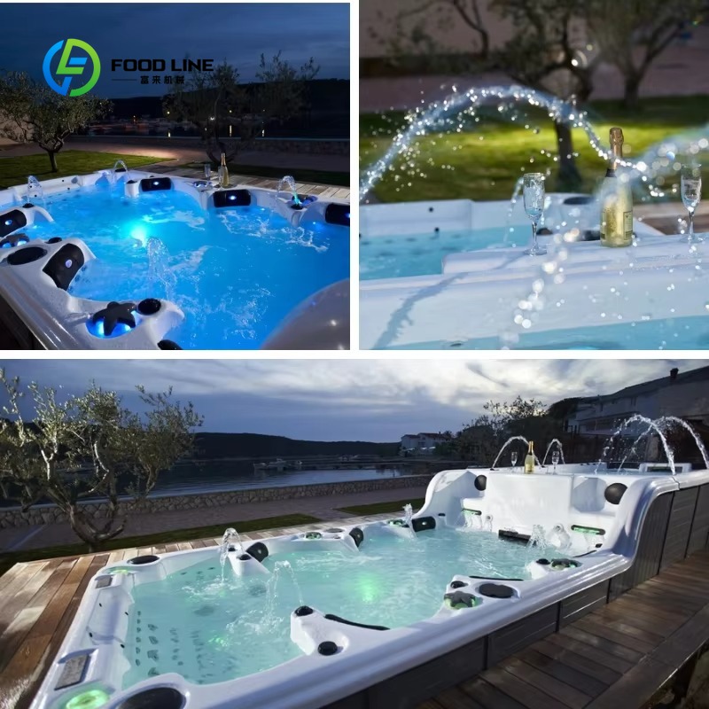 حوض سباحة ومساج مائي مخصص بجود - مراجعة Spa Wellness Resorts وسعره